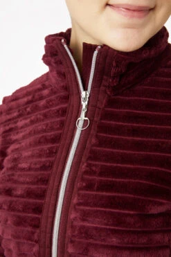 Horze Della Gestreifte Fleece Reitjacke -Cavallo Verkäufe 33742 245 05