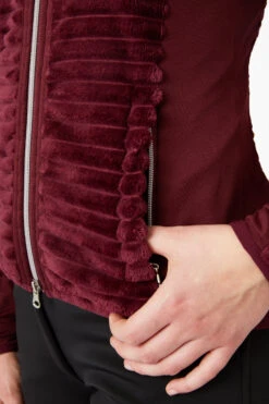 Horze Della Gestreifte Fleece Reitjacke -Cavallo Verkäufe 33742 245 06