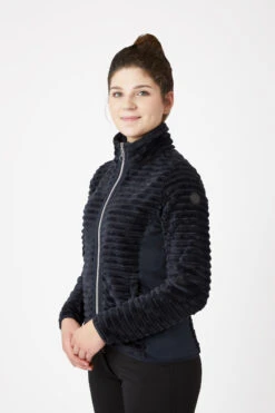 Horze Della Gestreifte Fleece Reitjacke -Cavallo Verkäufe 33742 590 02