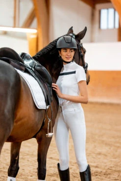 Horze Kendra Damen Turniershirt Mit Mesh -Cavallo Verkäufe 33761 001 08