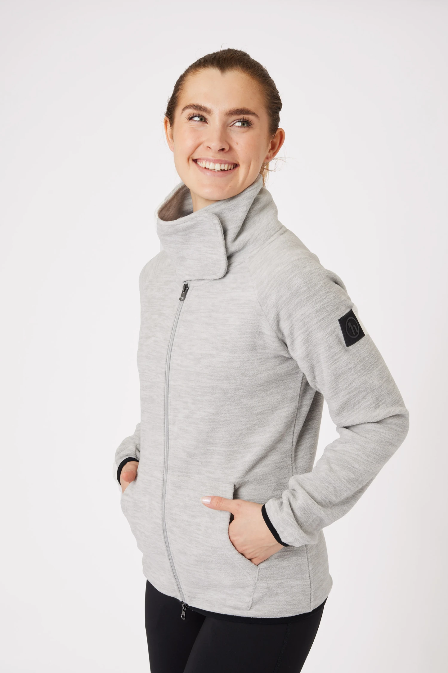 Horze Aria Damen Fleece Reitjacke 4 Horze Aria Damen Fleece Reitjacke – Bild 2