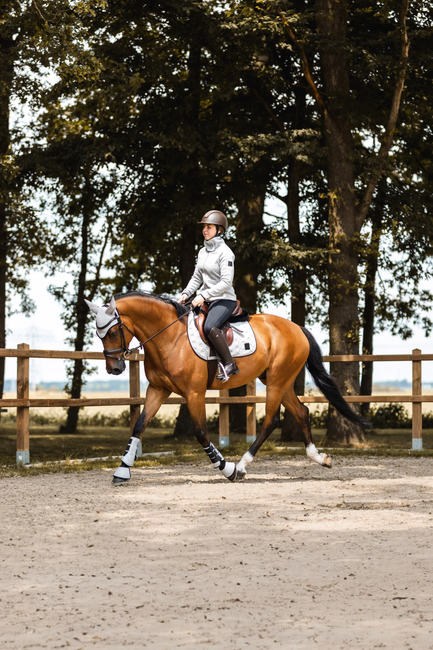 Horze Aria Damen Fleece Reitjacke 14 Horze Aria Damen Fleece Reitjacke – Bild 12