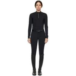 Cavalleria Toscana R-Evo Epaulet Reißverschluss Poloshirt 24 Cavalleria Toscana R-Evo Epaulet Reißverschluss Poloshirt -Cavallo Verkäufe 338119 BL 3