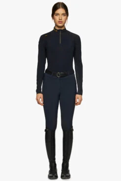 Cavalleria Toscana R-Evo Epaulet Reißverschluss Poloshirt 40 Cavalleria Toscana R-Evo Epaulet Reißverschluss Poloshirt -Cavallo Verkäufe 338119 DB BL 1