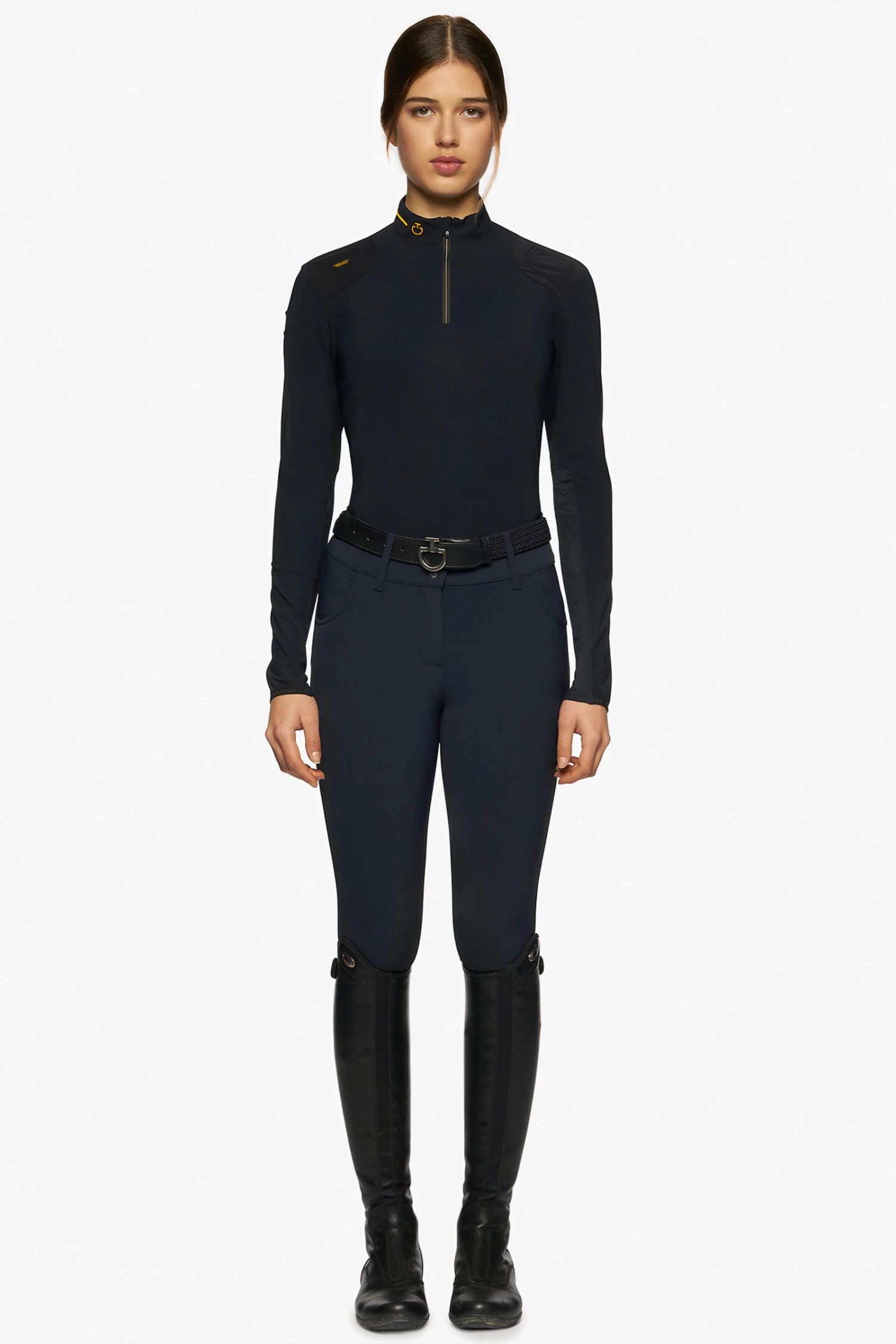 Cavalleria Toscana R-Evo Epaulet Reißverschluss Poloshirt 21 Cavalleria Toscana R-Evo Epaulet Reißverschluss Poloshirt – Bild 19