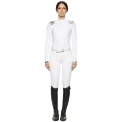 Cavalleria Toscana R-Evo Epaulet Reißverschluss Poloshirt 33 Cavalleria Toscana R-Evo Epaulet Reißverschluss Poloshirt -Cavallo Verkäufe 338119 WH KNIT 3