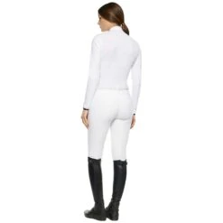 Cavalleria Toscana R-Evo Epaulet Reißverschluss Poloshirt 34 Cavalleria Toscana R-Evo Epaulet Reißverschluss Poloshirt -Cavallo Verkäufe 338119 WH KNIT 4