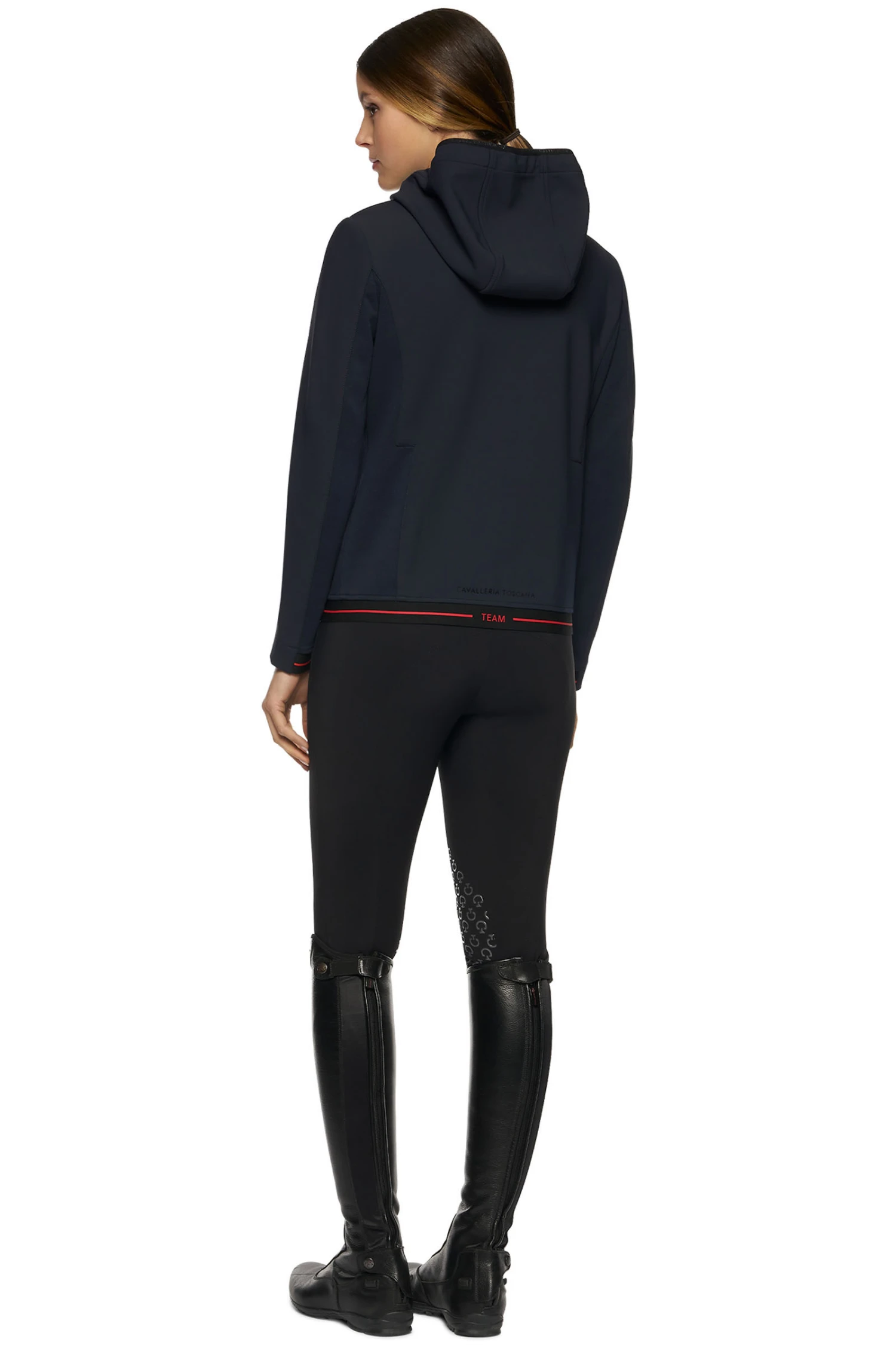 Cavalleria Toscana Team Damen Softshell Kapuzenjacke 5 Cavalleria Toscana Team Damen Softshell Kapuzenjacke – Bild 3