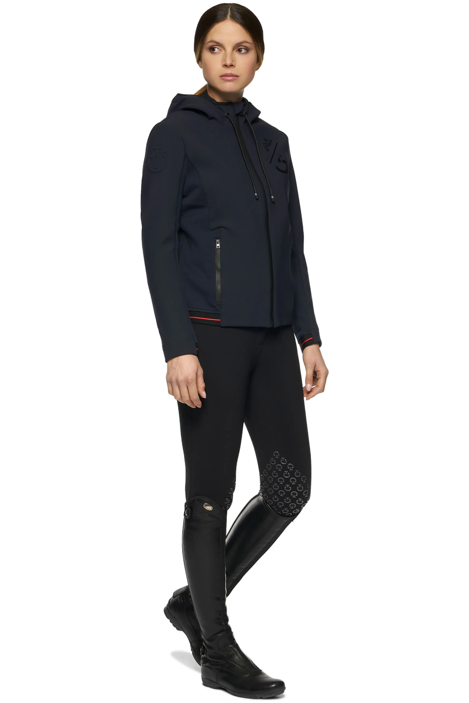 Cavalleria Toscana Team Damen Softshell Kapuzenjacke 6 Cavalleria Toscana Team Damen Softshell Kapuzenjacke – Bild 4