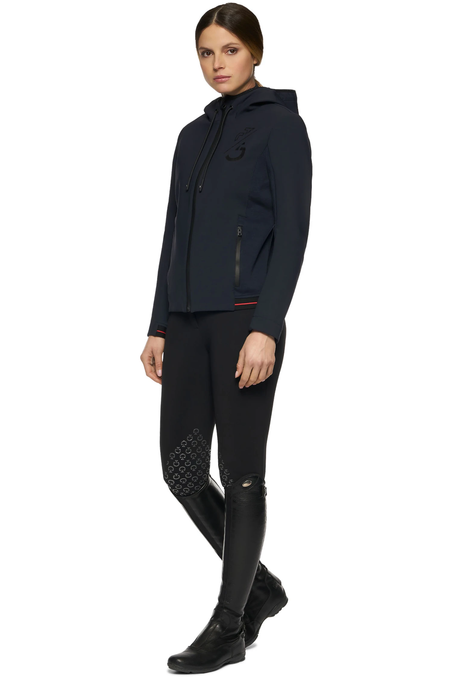 Cavalleria Toscana Team Damen Softshell Kapuzenjacke 7 Cavalleria Toscana Team Damen Softshell Kapuzenjacke – Bild 5