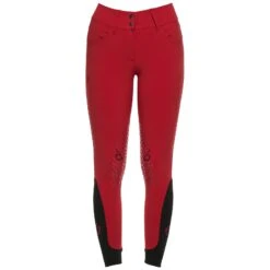 Cavalleria Toscana CT Team Red Stripe High Waist Reithose Mit Vollbesatz -Cavallo Verkäufe 338470 RE 2