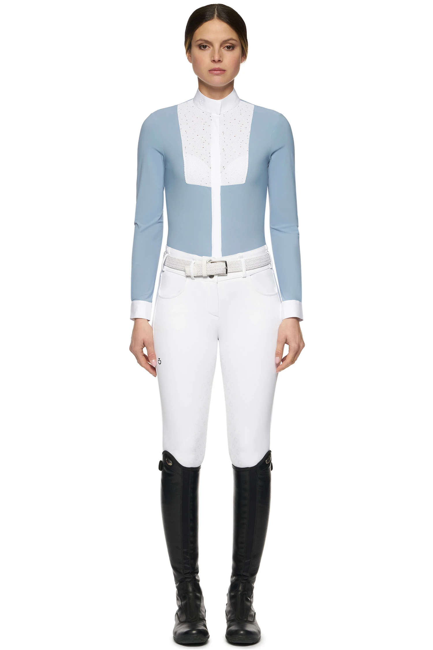 Cavalleria Toscana Damen Turnier Langarmshirt Mit Latz 4 Cavalleria Toscana Damen Turnier Langarmshirt Mit Latz – Bild 2