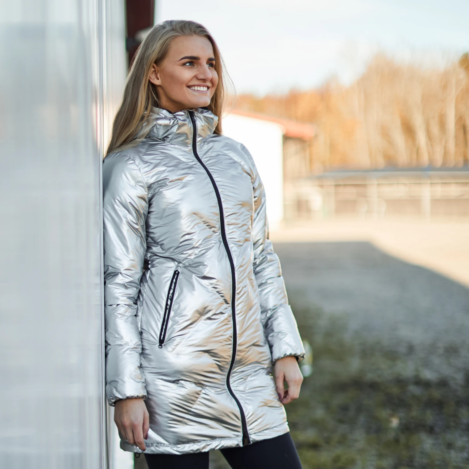 LIMITED EDITION - Horze Sophia Wasserdichte Damen Winter Reitjacke 6 LIMITED EDITION - Horze Sophia Wasserdichte Damen Winter Reitjacke – Bild 4