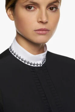 Cavalleria Toscana Plissiertes Langarm Damen Turniershirt -Cavallo Verkäufe 341454 BL 4