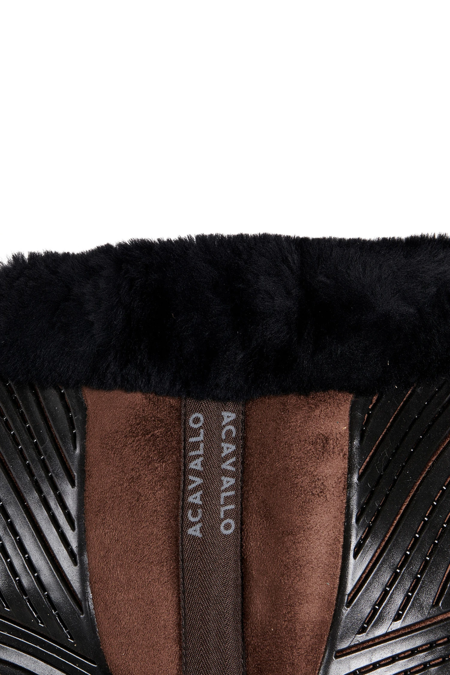 Acavallo Close Contact Gel & Memory Foam Pad Mit Lammfell 9 Acavallo Close Contact Gel & Memory Foam Pad Mit Lammfell – Bild 7