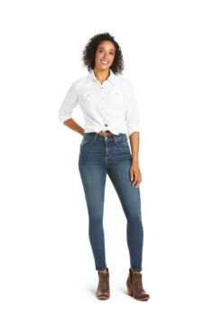 Ariat Premium High Rise Skinny Jeans Für Damen -Cavallo Verkäufe 345751 OVB 03