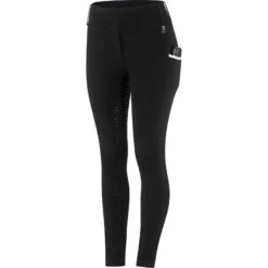 Horze Lucinda Damen Reitleggings Mit Vollbesatz Mit Hohem Bund -Cavallo Verkäufe 36075 BL 2