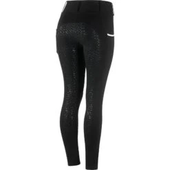 Horze Lucinda Damen Reitleggings Mit Vollbesatz Mit Hohem Bund -Cavallo Verkäufe 36075 BL 3