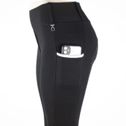 Horze Lucinda Damen Reitleggings Mit Vollbesatz Mit Hohem Bund -Cavallo Verkäufe 36075 BL 4
