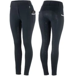 Horze Lucinda Damen Reitleggings Mit Vollbesatz Mit Hohem Bund -Cavallo Verkäufe 36075 VDB 1