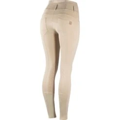 Horze Tara Damen Reithose Mit Kniebesatz Und Hohem Bund -Cavallo Verkäufe 36092 TFBE 3