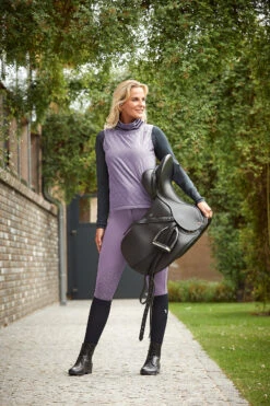 Horze Tara Damen Reithose Mit Kniebesatz Und Hohem Bund -Cavallo Verkäufe 36092 rgpu 07