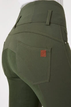 Horze Tara Damen Reithose Mit Vollbesatz Mit Hohem Bund -Cavallo Verkäufe 36093 BKGR 6