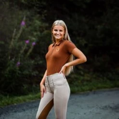 Horze Tara Damen Reithose Mit Vollbesatz Mit Hohem Bund -Cavallo Verkäufe 36093 TFBE RBBR 4