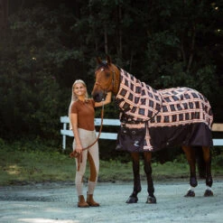 Horze Tara Damen Reithose Mit Vollbesatz Mit Hohem Bund -Cavallo Verkäufe 36093 TFBE RBBR 5