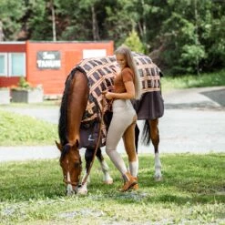 Horze Tara Damen Reithose Mit Vollbesatz Mit Hohem Bund -Cavallo Verkäufe 36093 TFBE RBBR 6