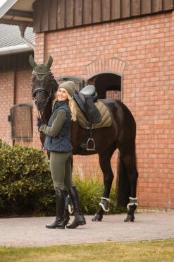 Horze Tara Damen Reithose Mit Vollbesatz Mit Hohem Bund -Cavallo Verkäufe 36093 bkgr 08