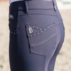 B Vertigo Olivia Damen Reithose Mit Kniebesatz Mit Silikon-Grip -Cavallo Verkäufe 36295 VDB 5