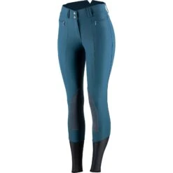 Horze Angelina Leichte Damen Stretch-Reithose Mit Lederkniebesatz -Cavallo Verkäufe 36618 RPB 2