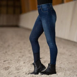 Horze Kaia Damen Reithose Aus Vollbesatz In Jeansoptik Mit Silikon Grip Und Hohem Bund 24 Horze Kaia Damen Reithose Aus Vollbesatz In Jeansoptik Mit Silikon Grip Und Hohem Bund -Cavallo Verkäufe 36656 DB 6
