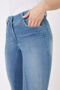 Horze Kaia Damen Reithose Aus Vollbesatz In Jeansoptik Mit Silikon Grip Und Hohem Bund 33 Horze Kaia Damen Reithose Aus Vollbesatz In Jeansoptik Mit Silikon Grip Und Hohem Bund -Cavallo Verkäufe 36656 ldb 05