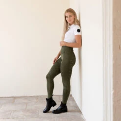 Horze Vanessa Reitleggings Mit Vollbesatz, Nahtlos In Jeansoptik -Cavallo Verkäufe 36677 DLGR 11
