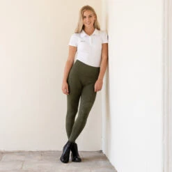 Horze Vanessa Reitleggings Mit Vollbesatz, Nahtlos In Jeansoptik -Cavallo Verkäufe 36677 DLGR 7