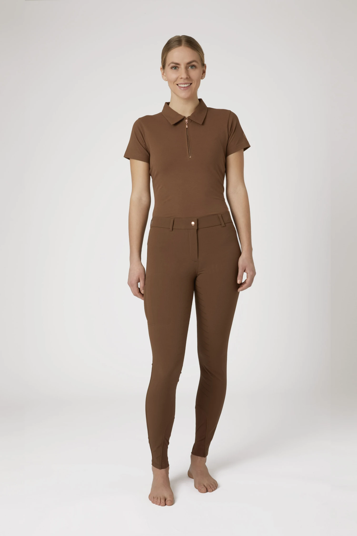 Horze Anna Damen Reithose Mit Silikonvollbesatz Und Handytasche 6 Horze Anna Damen Reithose Mit Silikonvollbesatz Und Handytasche – Bild 4