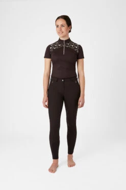 Horze Kaitlin Damen Vollbesatzreithose Mit Blumendetail -Cavallo Verkäufe 36705 AFBR 3