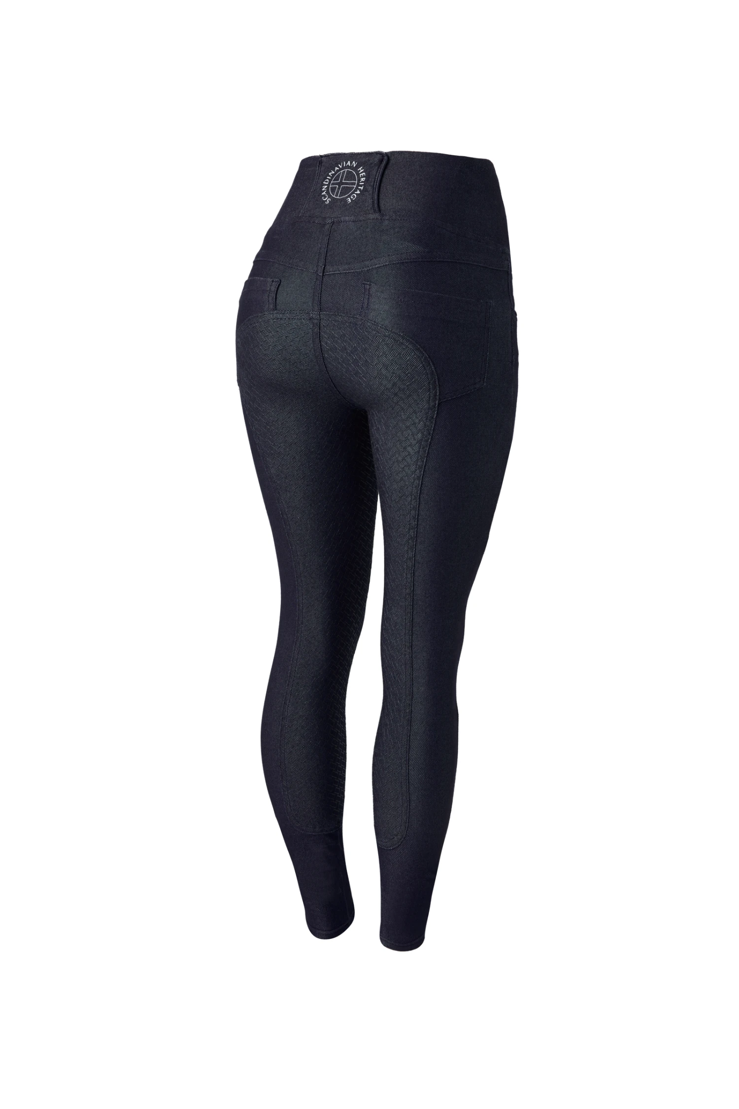 Horze Katia Jeans Look Vollbesatzreitleggings Für Damen 3 Horze Katia Jeans Look Vollbesatzreitleggings Für Damen