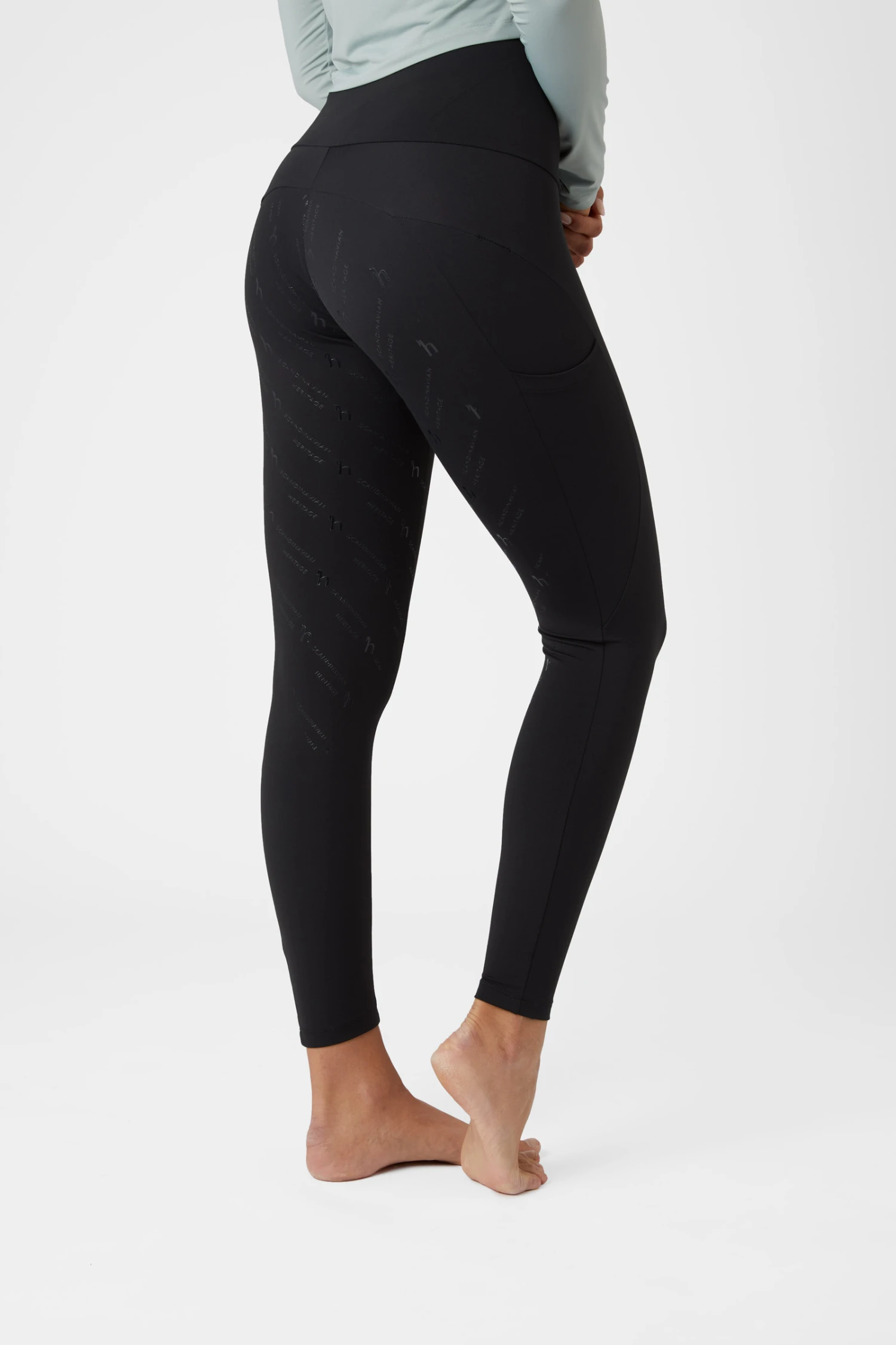 Horze Gabriela Damen Vollbesatzreitleggings Mit Kompression Und UV-Schutz 11 Horze Gabriela Damen Vollbesatzreitleggings Mit Kompression Und UV-Schutz – Bild 9