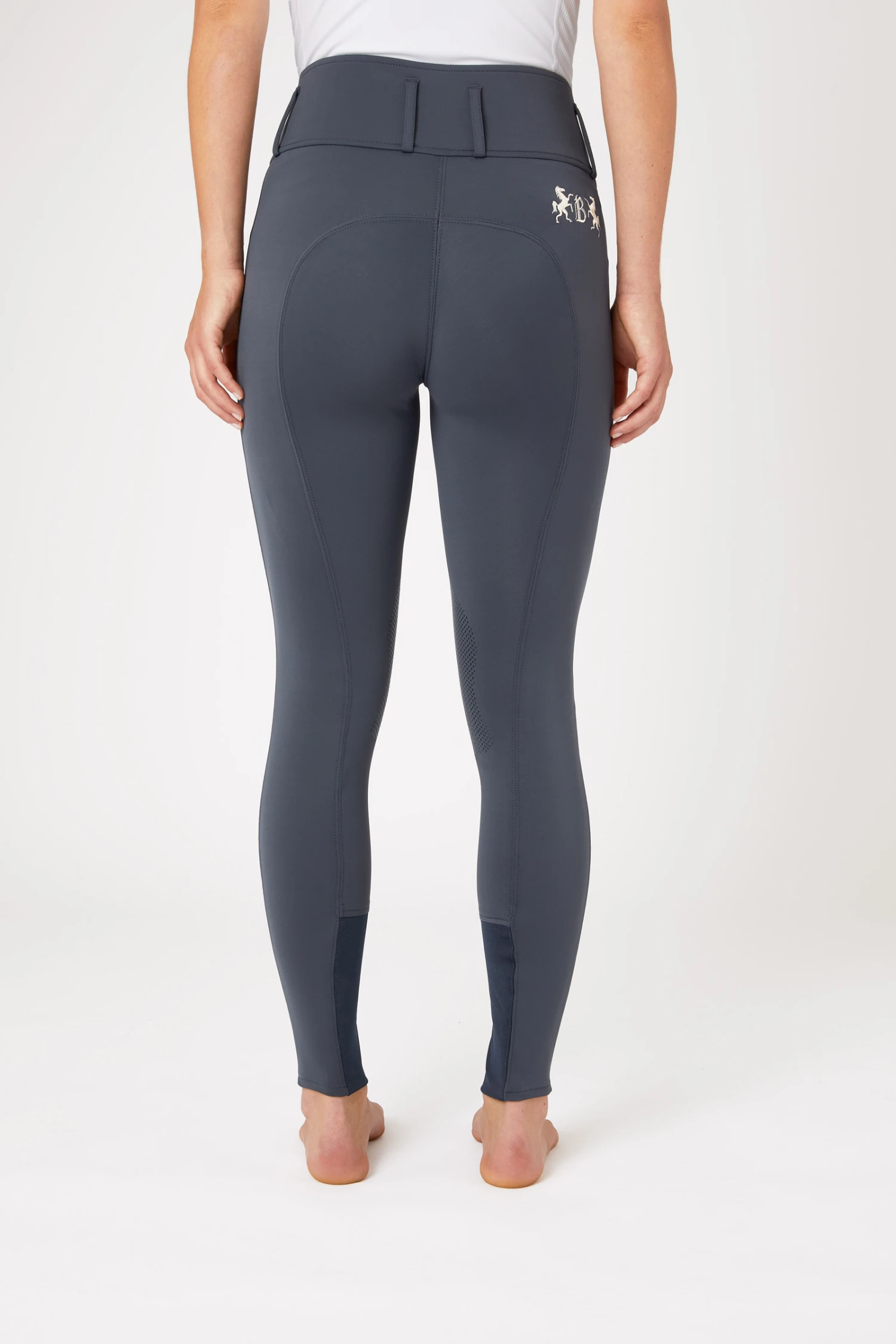 B Vertigo Meghan Damen Kniebesatzreithose Mit Hohem Bund 6 B Vertigo Meghan Damen Kniebesatzreithose Mit Hohem Bund – Bild 4