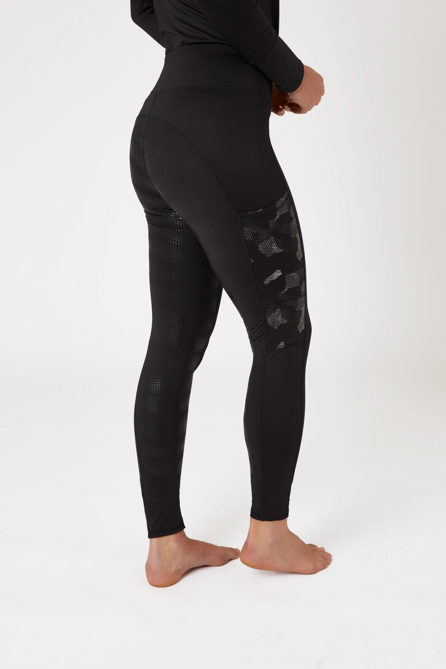 Horze Luminox Reflektiernde Vollbesatzreitleggings Für Damen 4 Horze Luminox Reflektiernde Vollbesatzreitleggings Für Damen – Bild 2