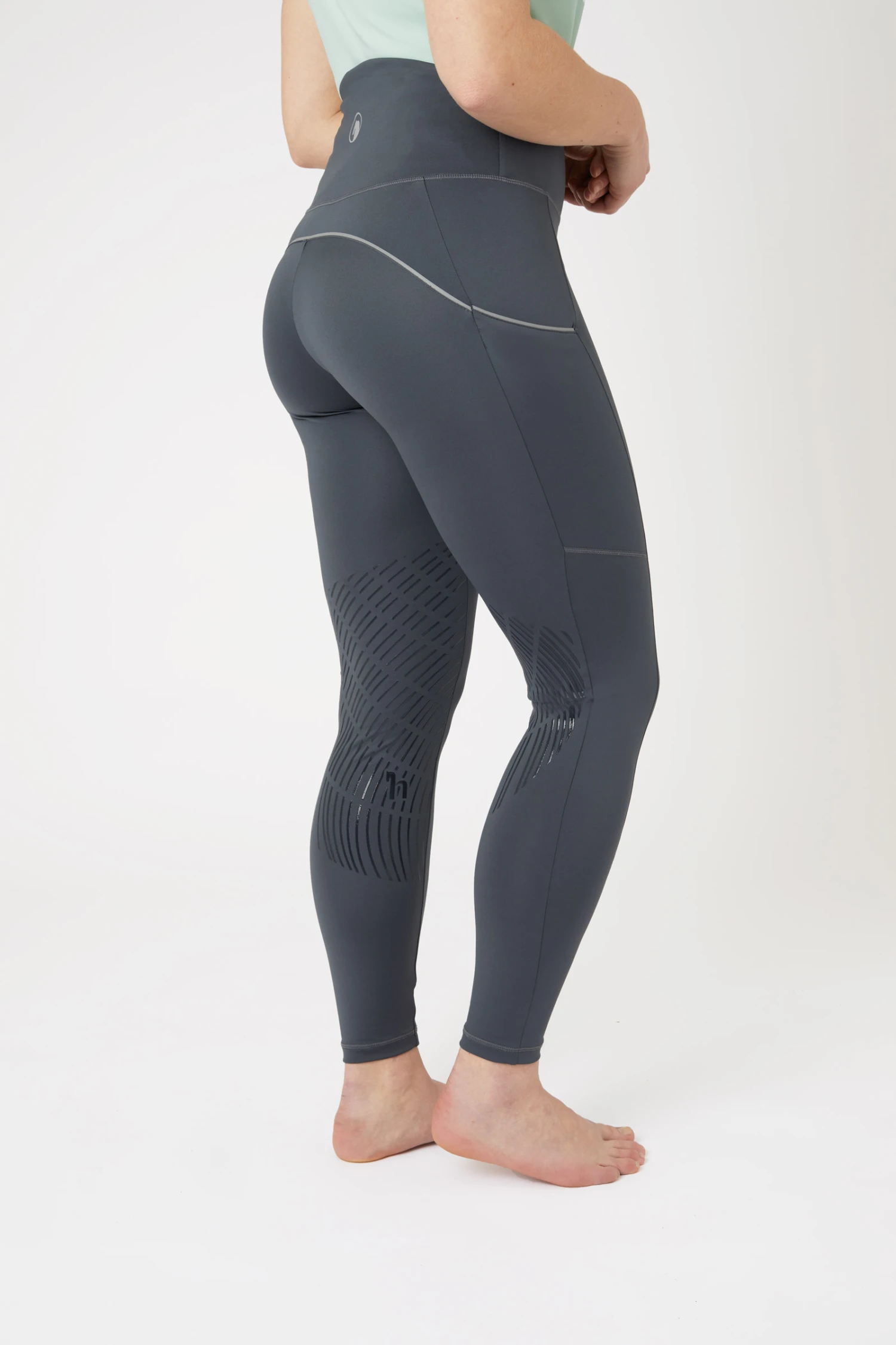Horze Nicki Damen Reitleggings Mit Kniegrip 4 Horze Nicki Damen Reitleggings Mit Kniegrip – Bild 2