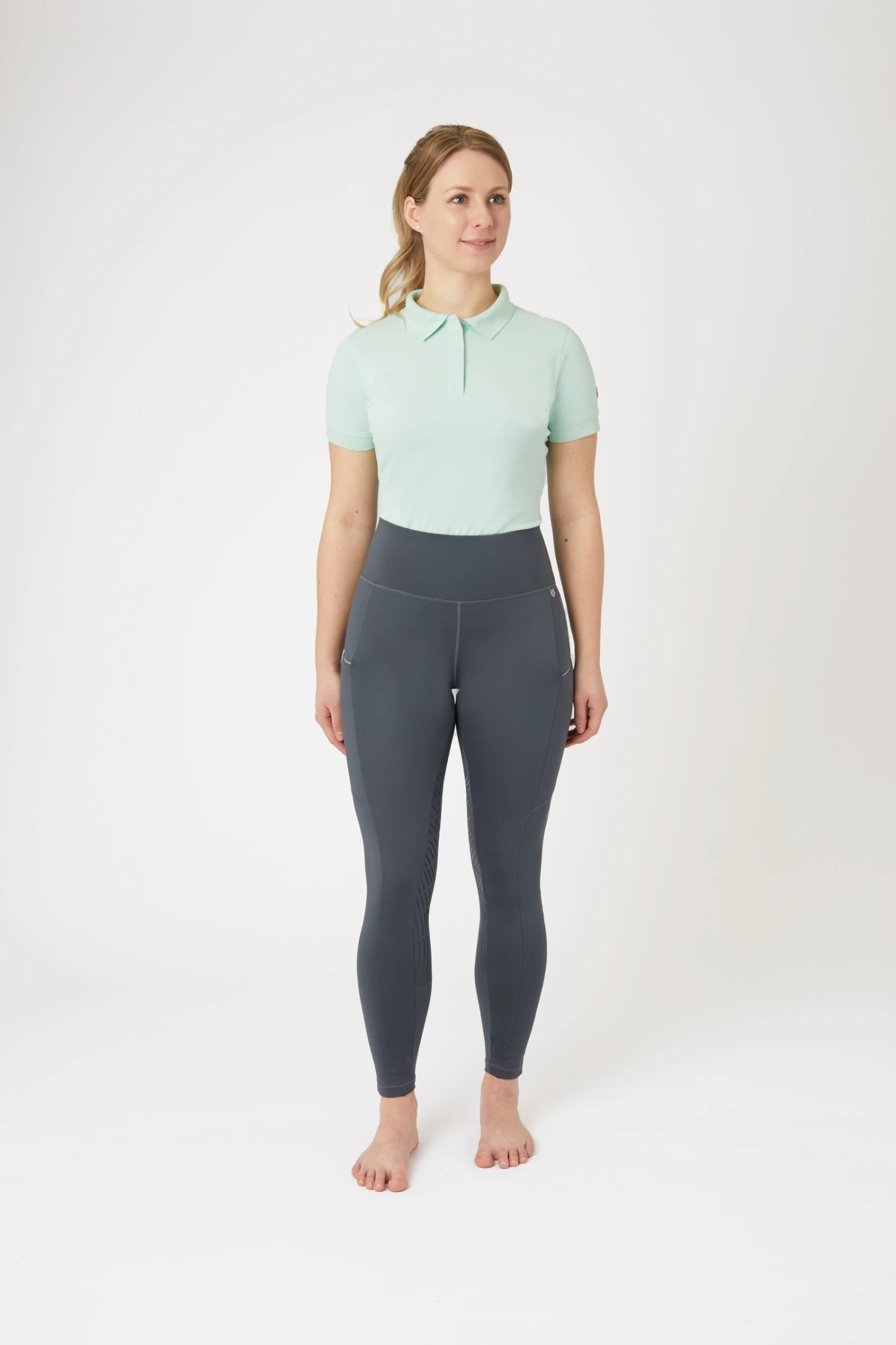 Horze Nicki Damen Reitleggings Mit Kniegrip 5 Horze Nicki Damen Reitleggings Mit Kniegrip – Bild 3