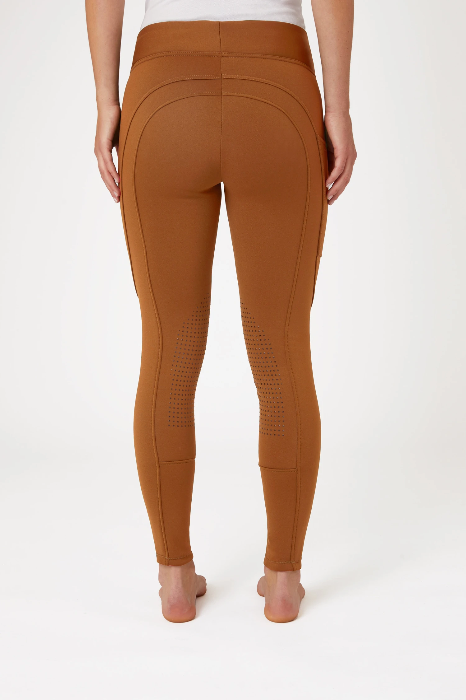 Horze Active Damen Winter Kniebesatzreitleggings Mit Handytasche 6 Horze Active Damen Winter Kniebesatzreitleggings Mit Handytasche – Bild 4