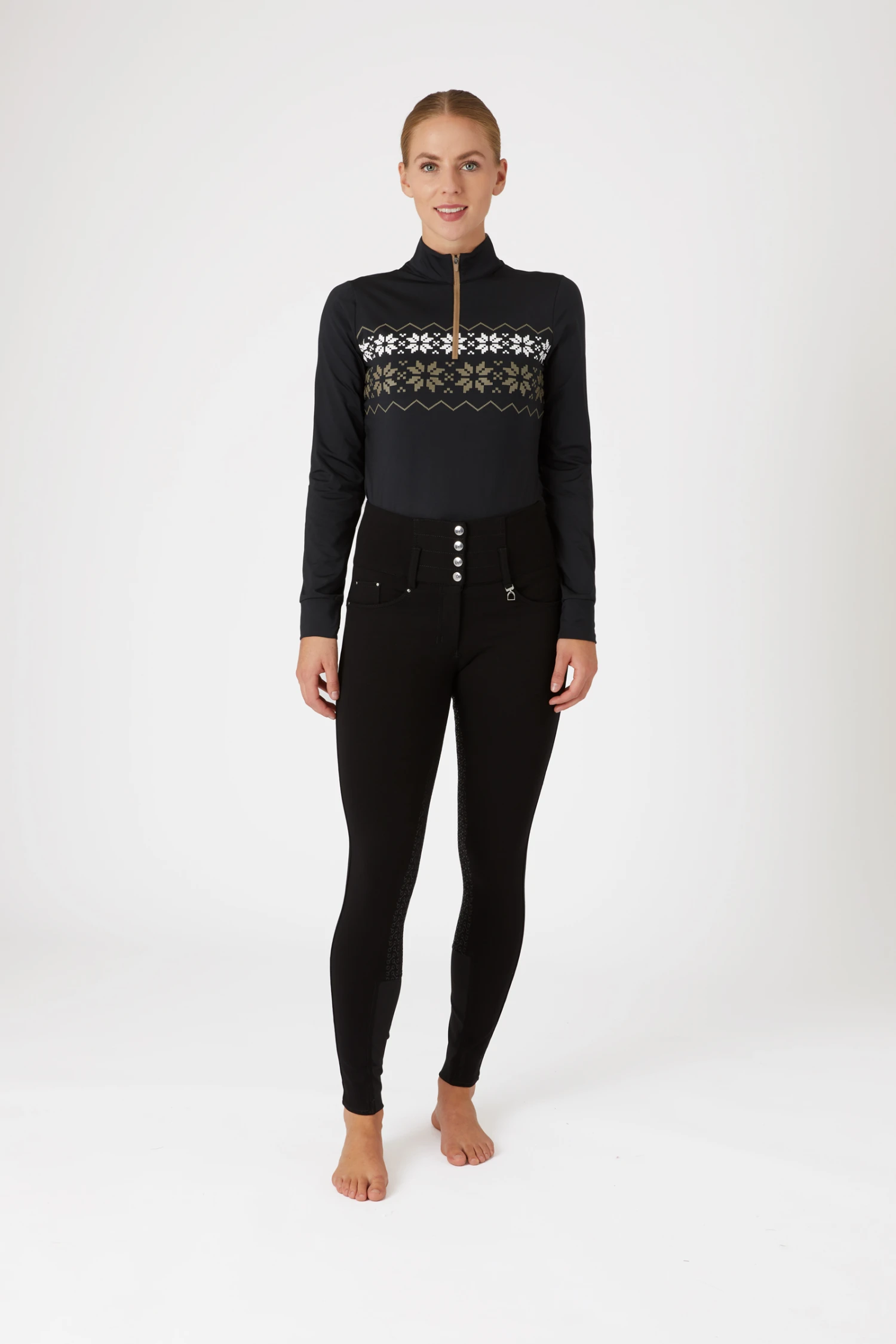 Horze Tara Damen Mid-Season Vollbesatzreithose Mit Hohem Bund 12 Horze Tara Damen Mid-Season Vollbesatzreithose Mit Hohem Bund – Bild 10