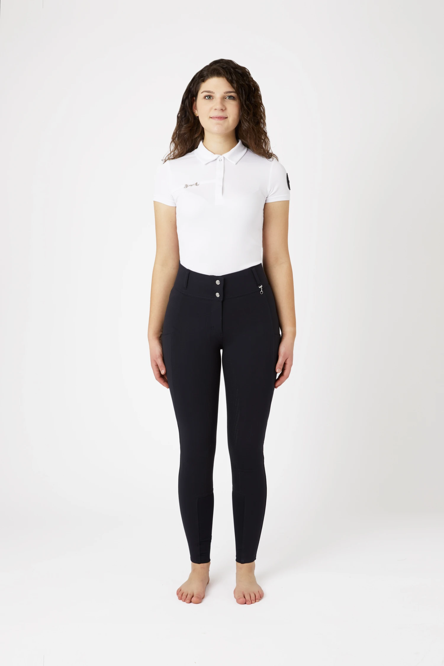 Horze Mira Damen Reithose Mit Vollbesatz Und Hohem Bund 5 Horze Mira Damen Reithose Mit Vollbesatz Und Hohem Bund – Bild 3