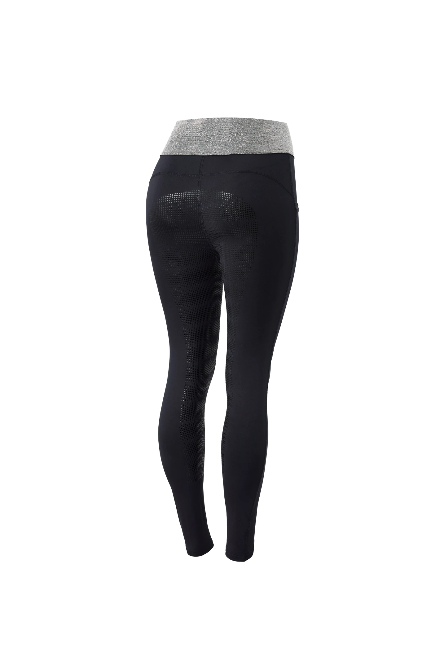 Horze Damen Reitleggings Mit Silikonvollbesatz Und Glitzerbund 9 Horze Damen Reitleggings Mit Silikonvollbesatz Und Glitzerbund – Bild 7