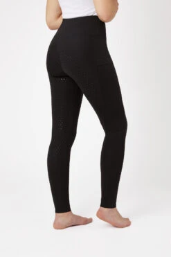 Horze Damen Vollbesatzreitleggings Mit Mesh-Beinabschlüssen -Cavallo Verkäufe 36910 bl 02